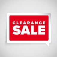 Clearance sale label vector N2