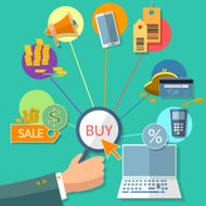 E-commerce concept internet buy sale shopping online store N2
