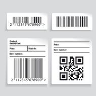 Barcode label vector set N2