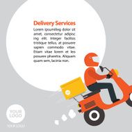 Flat Delivery Services Advertising
