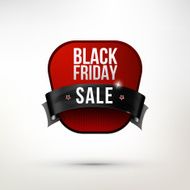 Red label with white message for Black Friday N2