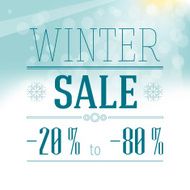 Winter sale label N2