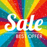 Rainbow sale label