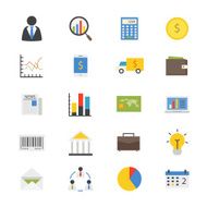 Business and Finance Money Flat Icons color N2