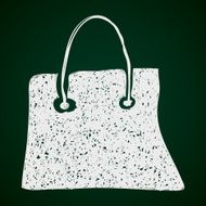 Simple doodle of a shopping bag N2