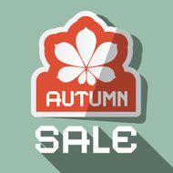 Autumn Sale Retro Illustration
