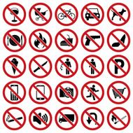 Prohibited signs N2