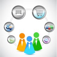Icons E-Commerce and Online Shopping Concept N2