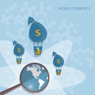 Bags of money world transactions online payments transfer N2