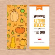 Autumn vector banners