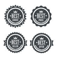 Marketing promo labels design N2
