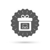 Gift box sign icon Present symbol N18