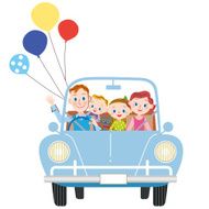 I go for a drive in parent and child