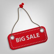 BIG SALE tag icon vector illustration N2