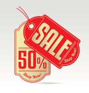 Sale vector tag N2