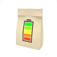 Lunch bag on white N3
