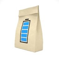 Lunch bag on white N4