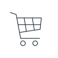 shopping cart outline icon N2