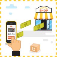 online shopping concept N16