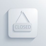 Vector modern closed light icon N2