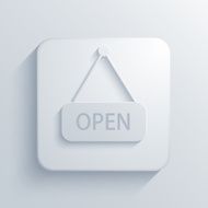 Vector modern open light icon N2