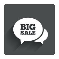 Chat Big sale sign icon Special offer symbol