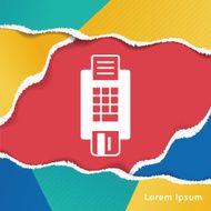 Credit card machine icon N2