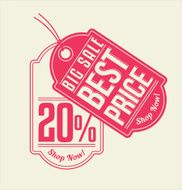 Discount tag 20
