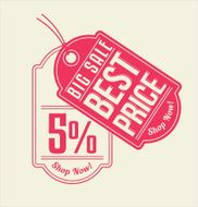 Discount tag 5