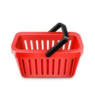Red shopping basket N2