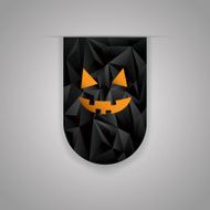 Halloween sale background Holiday sales ribbon Discounts promotional element N3