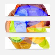 Set of abstract banners N12