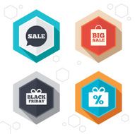 Sale speech bubble icon Black friday symbol N19