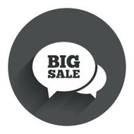 Chat Big sale sign icon Special offer symbol N3