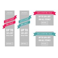 Web design banners