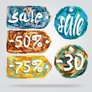 Set of sale labels N4