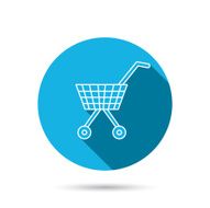 Shopping cart icon Market buying sign N17