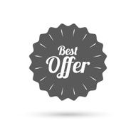 Best offer sign icon Sale symbol N2