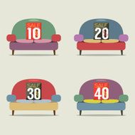Set Of Vintage Sofas On Sale N3