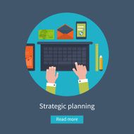 Flat illustration set of workflow including data protection mobile payment N2