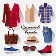 Set of casual women&#039;s clothing