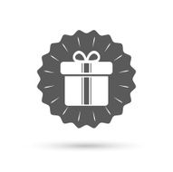 Gift box sign icon Present symbol N26