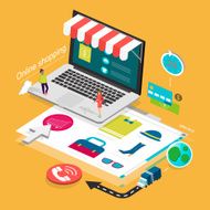 online shopping concept N18