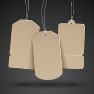blank brown price tags N2