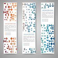 Set of abstract banners N13