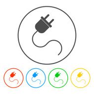 plugs icon vector illustration N4