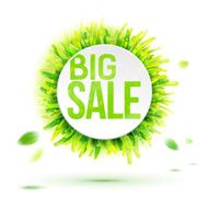 Summer season big sale label