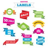 Sale speech bubble icons Buy cart symbol N5