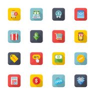 Flat shopping icon N2