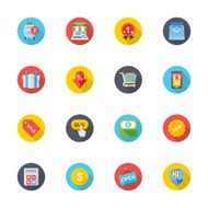 Flat shopping icon N4